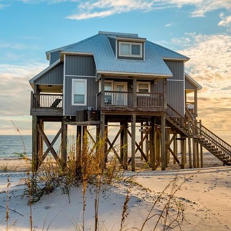 Strand Castle - Gulf Front! An Ideal Layout With Game Room, Small Private Pool, And Roof Top Crow'S Nest! Home ดอฟินไอแลนด์ ภายนอก รูปภาพ